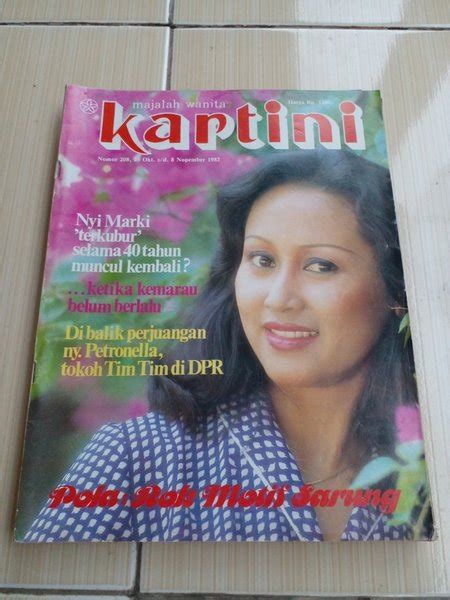 Jual Majalah Kartini Nomor 208 8 Nopember 1982 H Di Lapak Rajawali