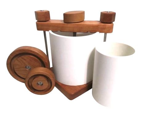 The Ultimate Cheese Press In Cherry Wood Ultimate Cheese Press In