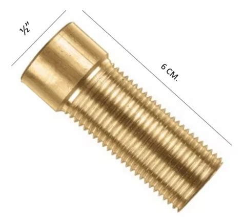 Prolongacion Alargue Para Canilla De Mesada Bronce Rosca