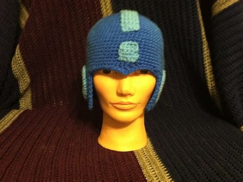 Blue and Red Mega Man beanie, Hat, Cap - Etsy