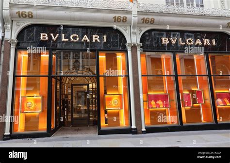 September 26, 2019, London, United Kingdom: Bulgari store in the Luxury ...