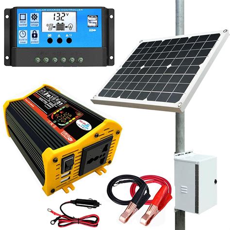 Generatore Solare Kit Completo Sistema Energia Solare Casa Con