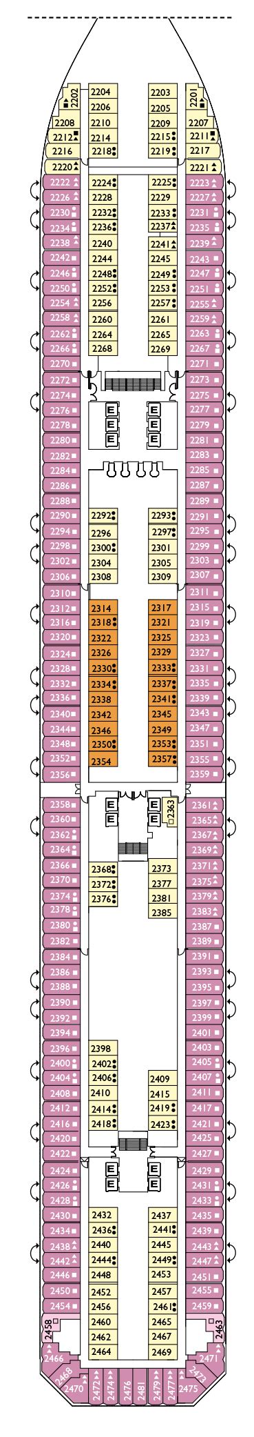 Costa Fascinosa Deck Plans | CruiseInd