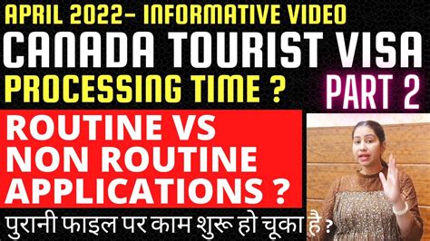 Canada Visa Processing Time Youtube