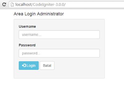 Login Session Using Codeigniter And Bootstrap Digital Marketing