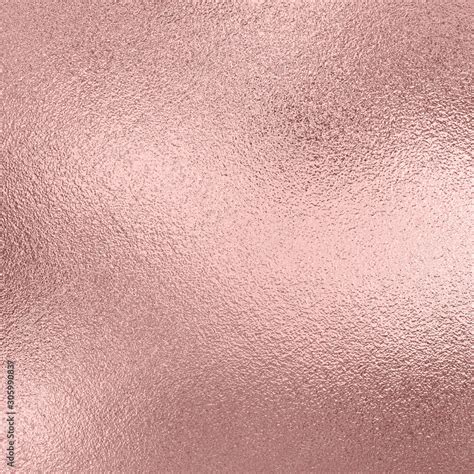 Rose Gold Foil Texture Pink Metal Background Stock Illustration