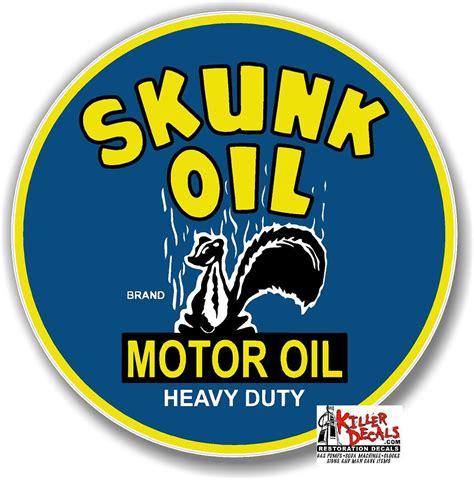 Skunk Skunk Oil Decal Killer Decals