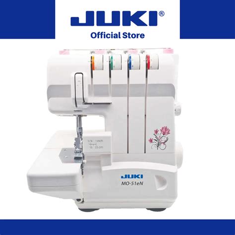 Juki MO 51eN 3 4 Threads Overlock Or Edging Sewing Machine White