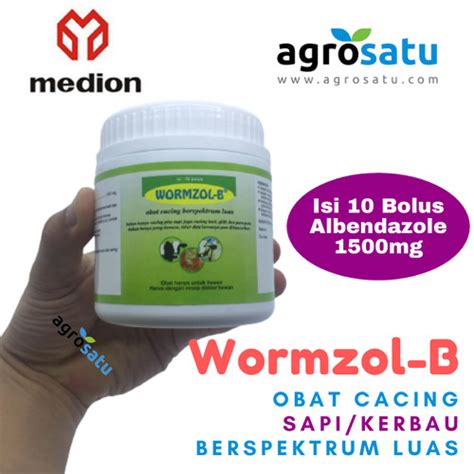 Jual Wormzol B Obat Cacing Hewan Ternak Sapi Kerbau Berspektrum Luas