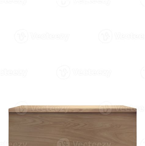 Empty Wooden Table Front View Isolated Transparent 43068804 Png