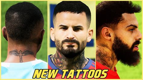 Ea Sports Fc 24 All New Player Tattoos Youtube