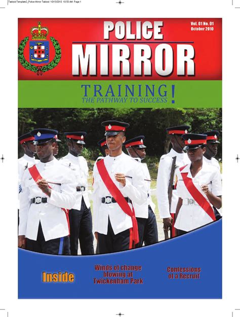 Police Mirror October 2010 By Jamaica Constabulary Force Issuu