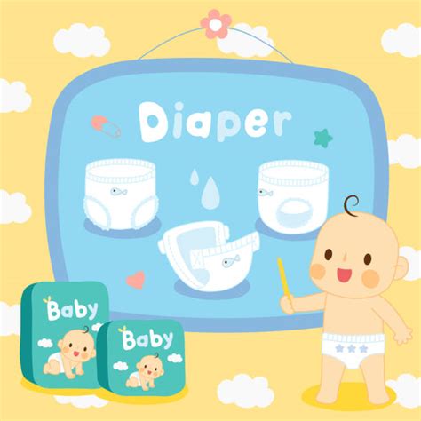 Diaper Illustrations Royalty Free Vector Graphics And Clip Art Istock