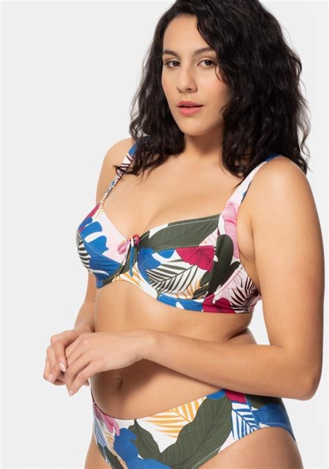 Bikini Estampado Para Tallas Grandes De Mujer TEX Las Mejores Ofertas