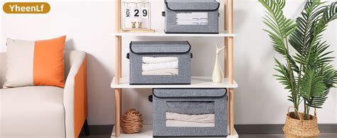 Yheenlf Aufbewahrungsbox Mit Deckel Kleiderschrank Organizer