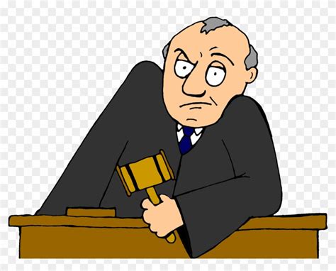 Judge Cartoon - Judge Clipart Transparent, HD Png Download - 1000x766 ...