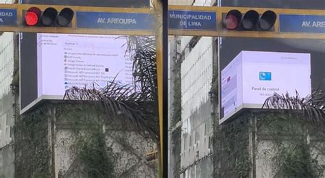 Arreglan Panel Publicitario De Un Edificio En La Avenida Arequipa