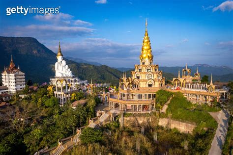 Aerial View Of Wat Phra That Pha Sorn Kaew Temple In Phetchabun