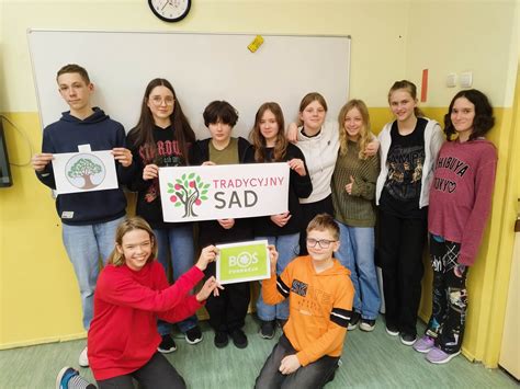 Tradycyjny sad projekt Fundacji BOŚ SP6 Pszczyna