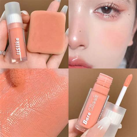 Uslike Liquid Blush Long Lasting Waterproof Non Fade Natural Color