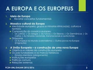 Mosaico Europa PPT