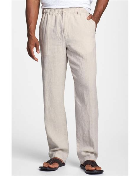 Tommy Bahama New Linen On The Beach Easy Fit Pants For Men Lyst