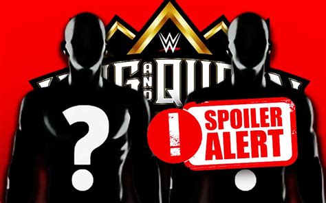 Wwe King And Queen Of The Ring Spoiler Lineup For May