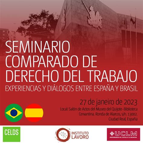 Inscrições para o Seminario Comparado de Derecho del Trabajo