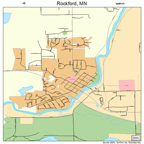 Rockford Minnesota Street Map 2755006