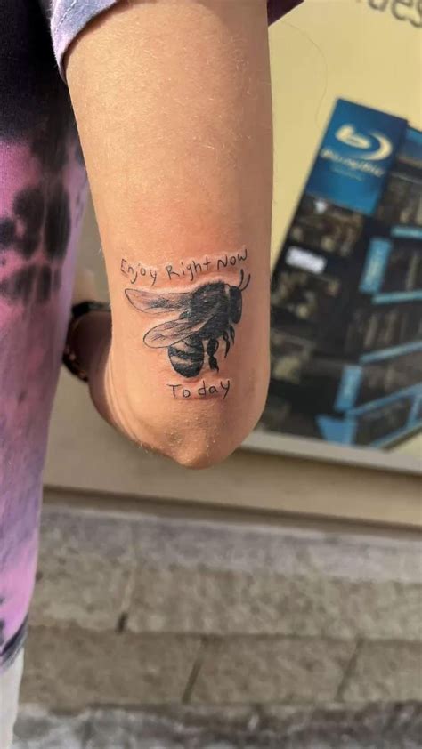 Tyler The Creator Bumble Bee Flower Boy Tattoo Tyler The