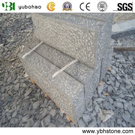 G Sesame Black Chinese Natural Granite Pavers Kerb Road Stone