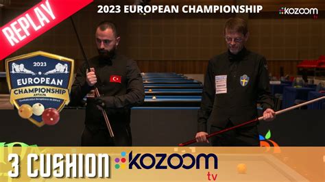 3 Cushion European Championship 2023 Berkay KARAKURT TUR Vs