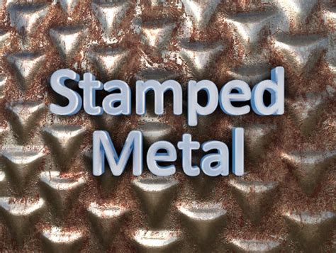 Realistic Stamped Metal Rusted Complete Material 2d Metals Unity Asset Store