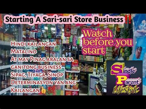 STARTING SARI SARI STORE BUSINESS Paano Ko Napalago Ang 10 000 Ten