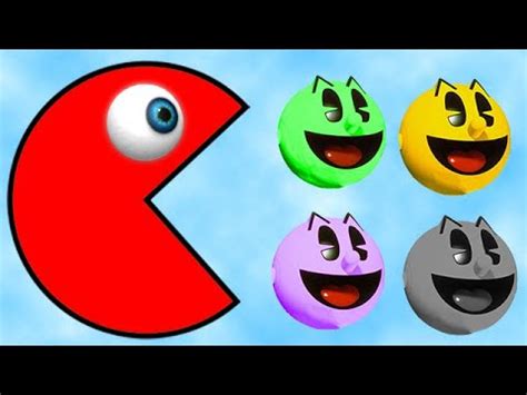 Learn Colors With Pacman As He Finds A Pac Man And Travels Down A Magic