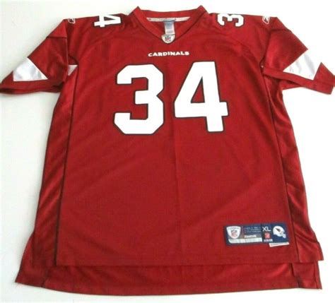 Arizona Cardinals NFL Jersey XL 2 Tim Hightower 34 Red Reebok