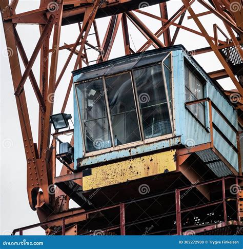 Details Of A Large Wharf Crane Stock Photo Image Of Transportation