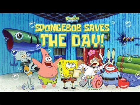 Bob Esponja Salva El Dia Juego Completo Youtube