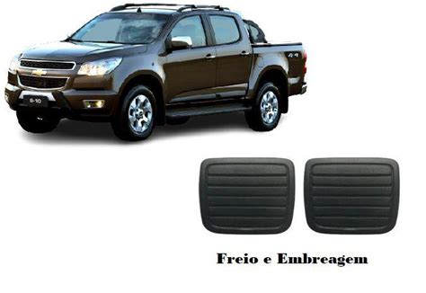 Kit Capa De Pedal De Freio E Embreagem S10 2012 Mil peças Capa para