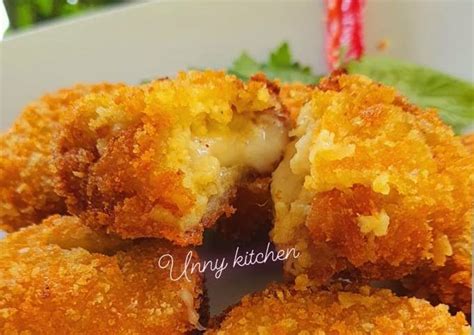 Resep Kroket Kentang Isi Keju Mozarella Oleh Unny Kitchen Cookpad