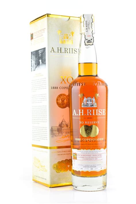 A H Riise Gold Medal Rum Vol L Mit Textgravur Rum