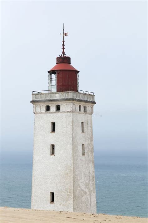 Vuurtoren Van Rubjerg Knude In Denemarken Stock Afbeelding Image Of