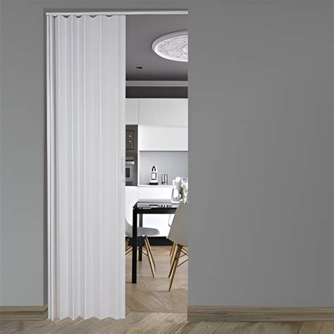 Puerta Plegable De Pvc Blanco Milano X Cm Closet Y Cocinas