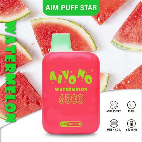 Original Aim Puff Star Vapes Puffs Type C Rechargeable Vapes Fruit