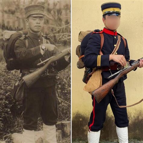 Imperial Japanese Army Meiji 19 Uniform And Marching Equipment C 1904