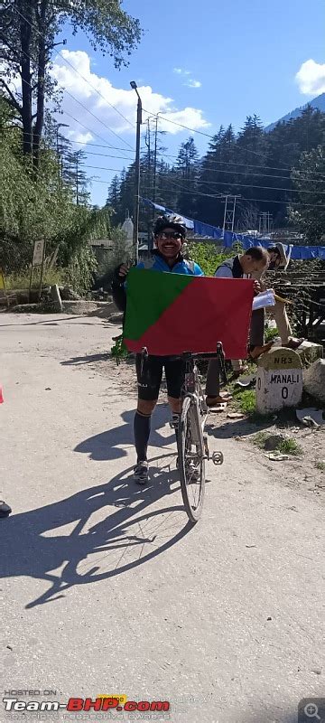 I Broke The Guinness Record For Fastest Cycling Solo From Leh To Manali Team Bhp