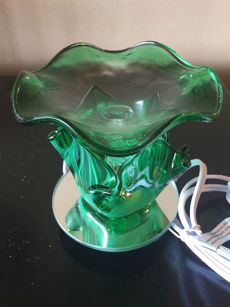 Green Plugin Oil Burner Tart Warmer Oil Burner Electric Oil Burner