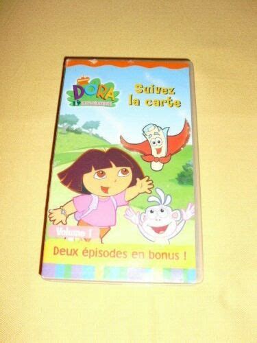 Dora L Exploratrice suivez la carte volume 1 4 épisodes VHS