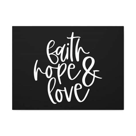 Express Your Love Gifts Art Scripture Sign Faith Hope Love