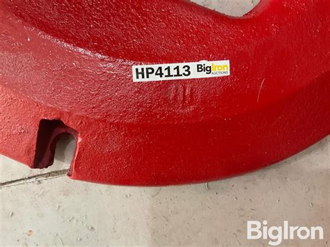 International Cast Rear Wheel Weights Bigiron Auctions
